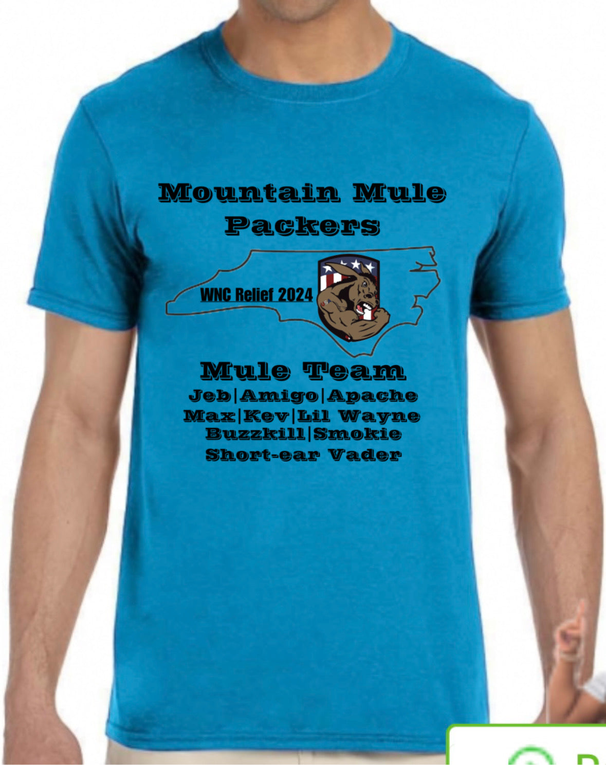 Mule Team Shirt #Helene