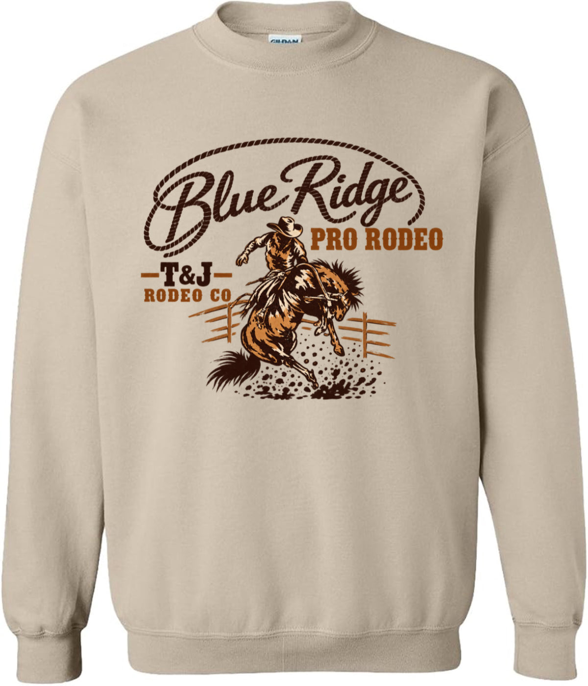 Blue Ridge Pro Rodeo Crew Neck